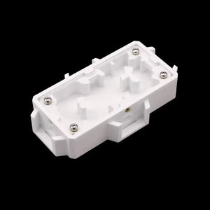 Four-way ant nest connector with interchangeable ports