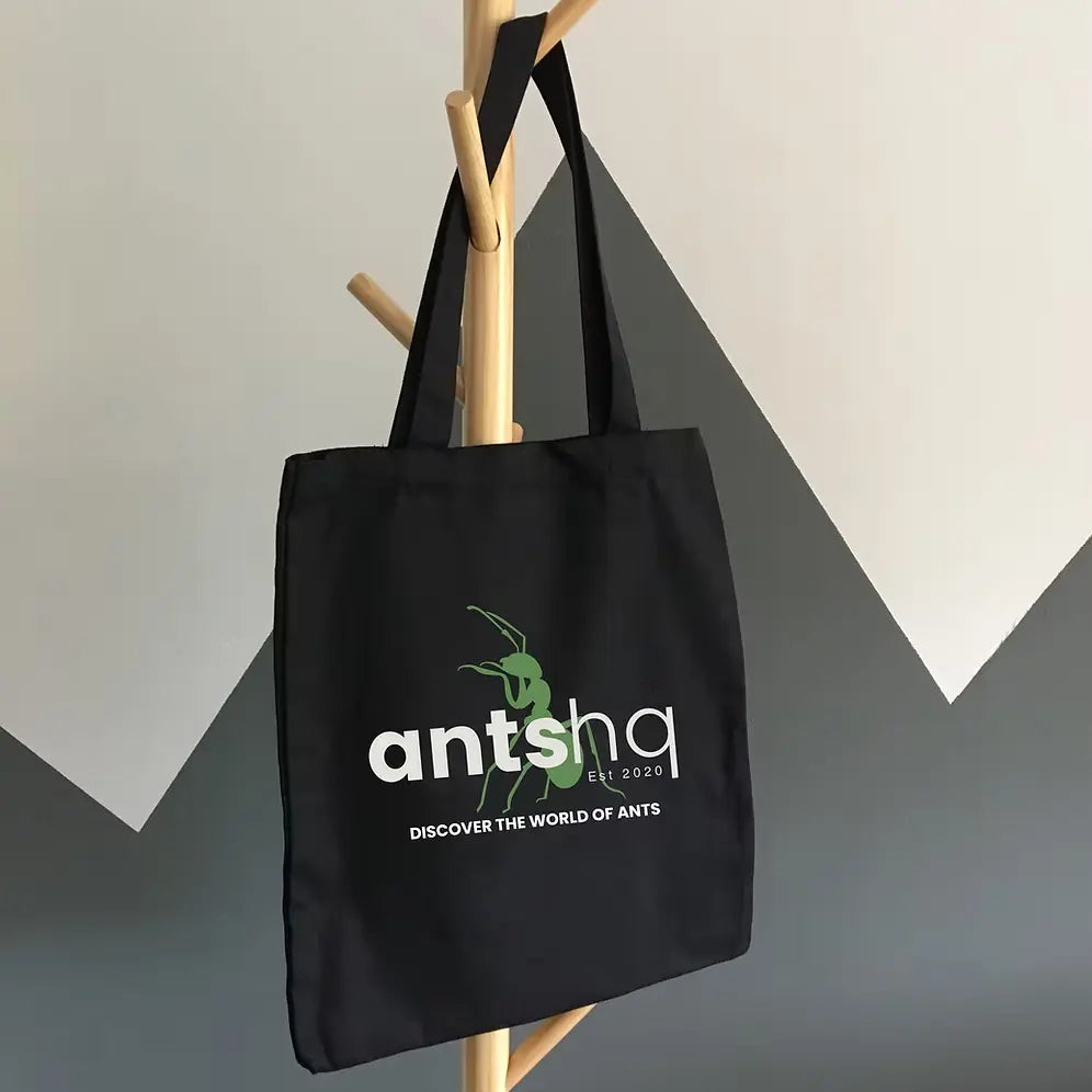 Black Ants HQ branded tote bag