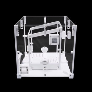 Heated leafcutter ant fungus pod with clear enclosure