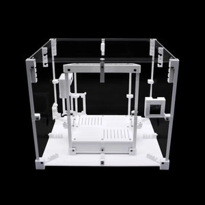 Heated leafcutter ant fungus pod with clear enclosure