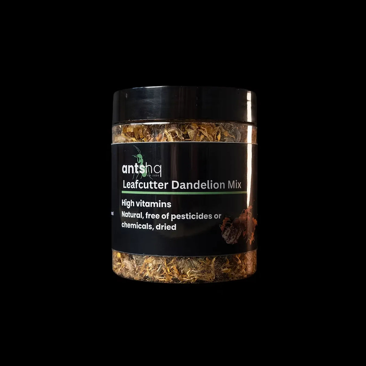 Dandelion and marigold leaf mix for leafcutter ants
