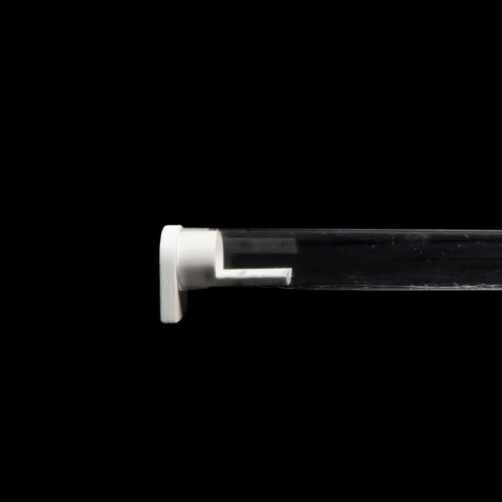 Test tube feeding insert with a removable dish