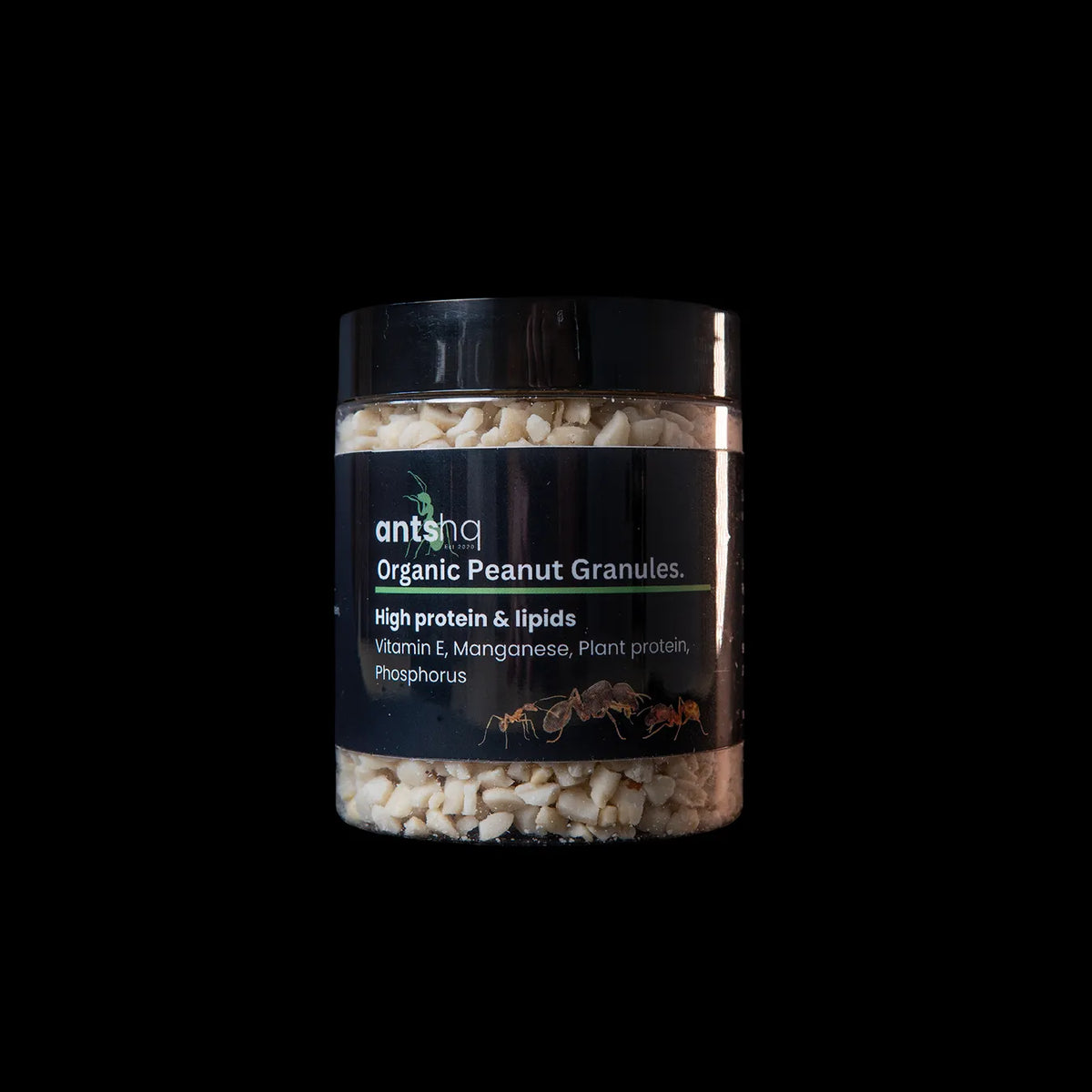 Peanut granules for ant seed mix